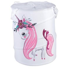 Корзина для хранения игрушек "Единорог" 35х35х45 см 4332364 Сима ленд
