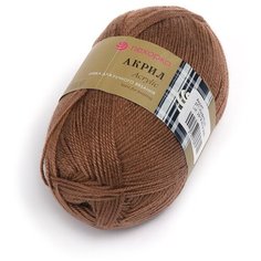 Пряжа для вязания ПЕХ Акрил (100% акрил) 5х100г/300м цв.377 кофейный Пехорка