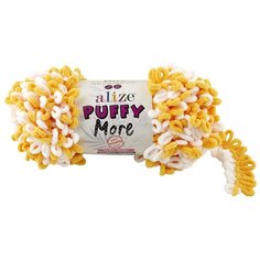 Пряжа для вязания Alize Puffy More 150г 11,5м (100% микрополиэстер) (6282) 2 мотка