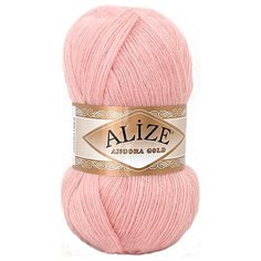 Пряжа ALIZE Angora Gold 100гр. 550м (80%акр, 20%шерсть) ТУ (161 бл.розовый) 5 шт