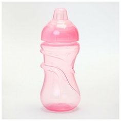 Поильник детский с мягким носиком, 300 мл., цвет розовый 2586896 Mum&Baby