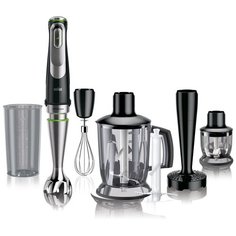 Погружной блендер Braun MQ 9147X, черный/серебристый