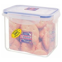 Xeonic Контейнер для пищевых продуктов 810015, 8x11.5 см, прозрачный/синий