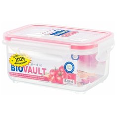 Xeonic Контейнер для пищевых продуктов 810085, 10.5x14.7 см, прозрачный/красный