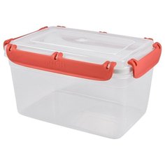Plast Team Контейнер Kitchen Bergen 2.4 л, 15.1x21.5 см, коралловый