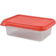 Plast Team Контейнер Bergen 0.4л, 9.8x14.3 см, коралловый