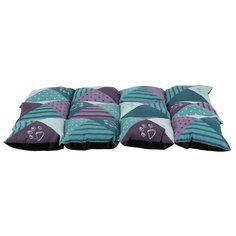 Лежак для собак и кошек TRIXIE Patchwork Lying Mat 70х50 см петроль/фиолетовый