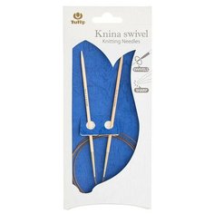 Спицы круговые Knina Swivel 10мм/100см, бамбук, натуральный, Tulip, KS-1001000