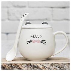 Кружка "Черное ушко. Hello" Эврика