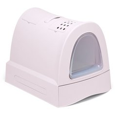 Био-туалет Imac Zuma для кошек 40*56*42,5 см пепельно-розовый