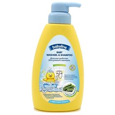BabyLine Nature Средство для купания и шампунь с морскими водорослями, 500 мл