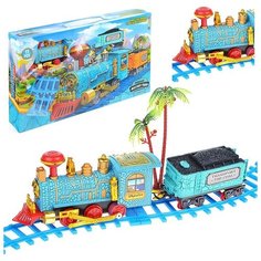 Железная дорога Oubaoloon свет и звук, в коробке (2867)