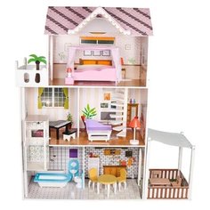 Кукольный домик "Синди", 18 предметов мебели в комплекте Lanaland