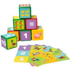 Набор цветных кубиков «Счёт», 6 штук, 6 х 6 см Iq Zabiaka