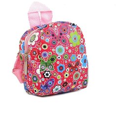 Рюкзак для куклы «Цветочки», цвет красный Сима ленд