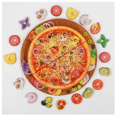 Дидактические игры и материалы Пирамидка "Пицца", П200 Лесная мастерская