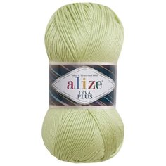 Пряжа Alize Diva Plus 100г 220м (100% микрофибра акрил) (503 светлая фисташка) 5 шт