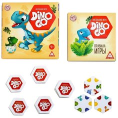Настольная игра-пазлы «Dino Go», 61 тайл Zabiaka