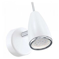 Спот Eglo ПРОМО, 1х3W, белый, размеры (мм)-70x70x100, плафон - белый с каймой
