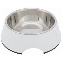Миска BE NORDIC, стальная с подставкой из меламина, 0,2 л / диаметр 14 см, белая Trixie