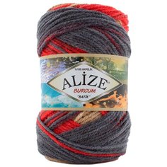 Пряжа ALIZE Burcum Batik 100гр. 210м. (100% акрил) ТУ (7390 секционный) 5 шт