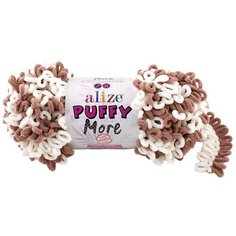 Пряжа для вязания Alize Puffy More 150г 11,5м (100% микрополиэстер) (6261) 2 мотка
