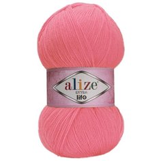 Пряжа ALIZE EXTRA LIFE 100гр. 480м (100% Акрил) (930 розовый) 5 шт