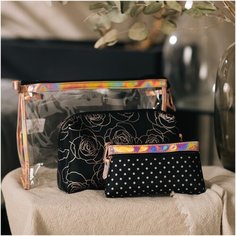 Косметическая сумка 30X9X21 - 22X7X13,5 - 17,5X2X11 3 шт Chic Arya