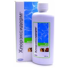 Шампунь Хлорэксидерм для собак и кошек с хлоргексидином 4%, 250 мл ICF