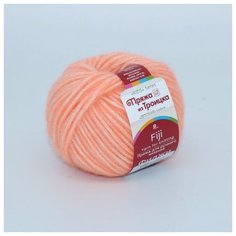 Пряжа из Троицка Фиджи 50гр. 95м. (20% мериносовая шерсть, 60% хлопок, 20% акрил) (189 ярко-оранжевый) 5 шт Троицкая камвольная фабрика