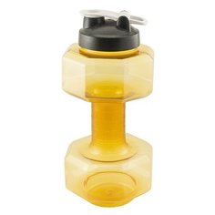 Бутылка "Гантеля", V=2.2 л, цвет: желтый Эврика