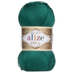 Пряжа ALIZE Diva 100гр. 350м. (100% микрофибра) ТУ (453 северное море) 5 шт