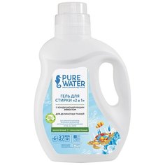 Гель для стирки PURE WATER 2 в 1, 1 л, бутылка