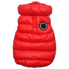 Жилет для собак PUPPIA утеплённый "Ultra Light Vest A", красный, M (Южная Корея)