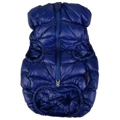 Жилет для собак PUPPIA утеплённый "Ultra Light Vest A", синий, S (Южная Корея)