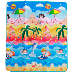 Коврик детский на фольгированной основе «Морской мир», размер 176х150 см Крошка Я