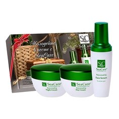 SeaCare Certified Organic Care Органический набор для лица№4: Дневной крем 50 мл, Ночной крем 50 мл и Сыворотка 50 мл