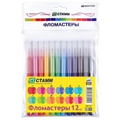 СТАММ Набор фломастеров Яблоко 12 шт ОФ104