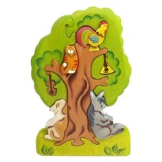 Пазл Сказки дерева Бременские музыканты на дереве (08017), 8 дет.