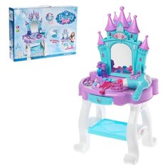 Игровой набор трюмо "Маленькая принцесса" с аксессуарами, со световыми и звуковыми эффектами 4718641 Сима ленд