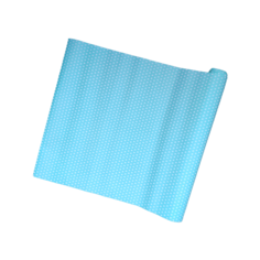 Бумага упаковочная "Белый горох на голубом" Юнион