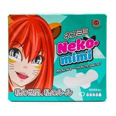 Прокладки женские гигиенические дневные Maneki "Neko-Mimi", 240 мм, 10 штук