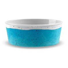 Миска для животных TARHONG "Desert Wash", бело-голубая, 17х5.9см/950мл