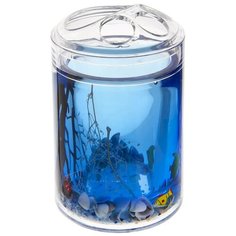 Настольная подставка для зубных щеток Морские рыбы A8860C-TBH Аквалиния