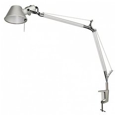 Настольная лампа офисная Favourite, 1х60W, серебро, размеры (мм)-210x610x493, плафон - серебро