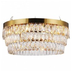 Подвесная люстра Favourite, 12х40W, золото, размеры (мм)-660x1760, плафон - неокрашенный