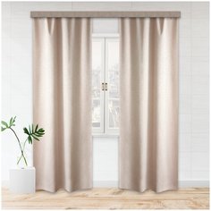 Портьеры Witerra Грация на ленте 260 см 2шт бежевый