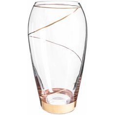 Ваза RONA 29 см "Золотая спираль" (5050/31870/29)