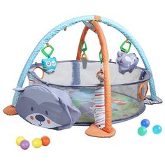 Развивающий коврик ЕНОТИК 3в1 с шариками Konig Kids