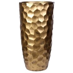 MVASE31-GLD Кашпо Мозаик Ваза, файберстоун,золото, D31.5 H61 cm Idealist